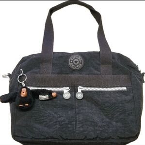 Kipling Klara Bag With Monkey Bag Charm